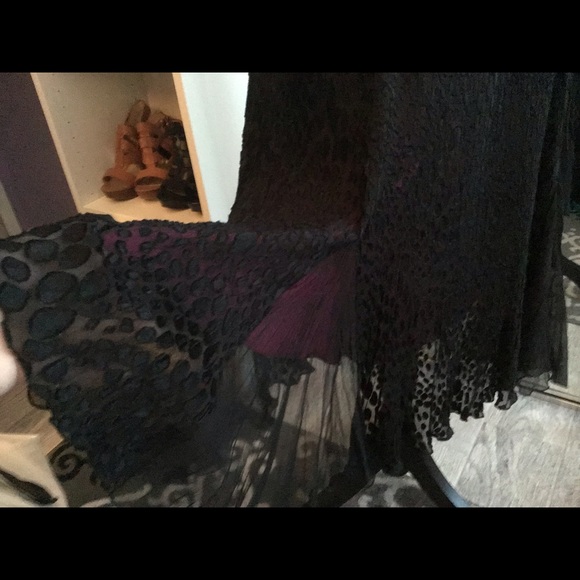 Komarov Black Dress with Pink Slip Small NWT - Picture 4 of 8